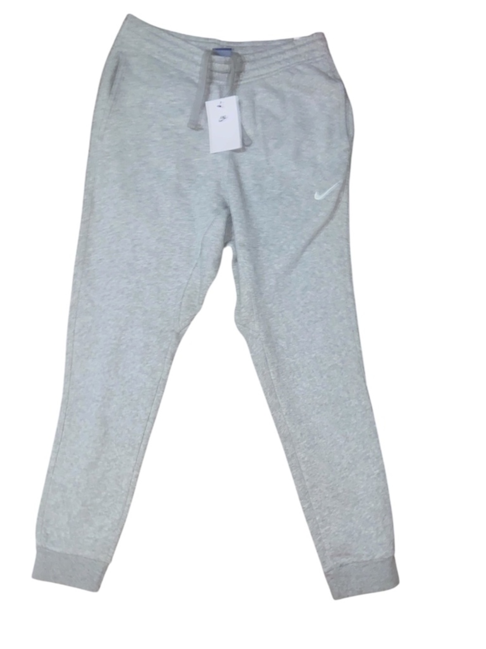 Men’s grey Nike Club Fleece tapered joggers medium